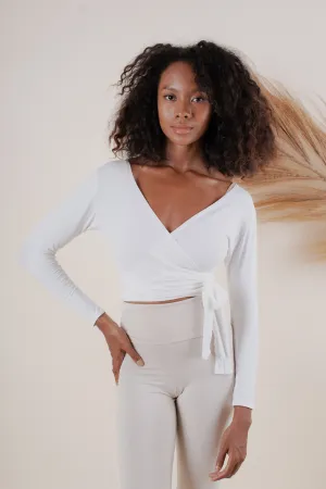 Agni Wrap Top Off White