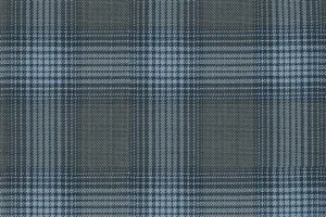 Blue Check 55% Wool 45% Silk (Ref-880124)