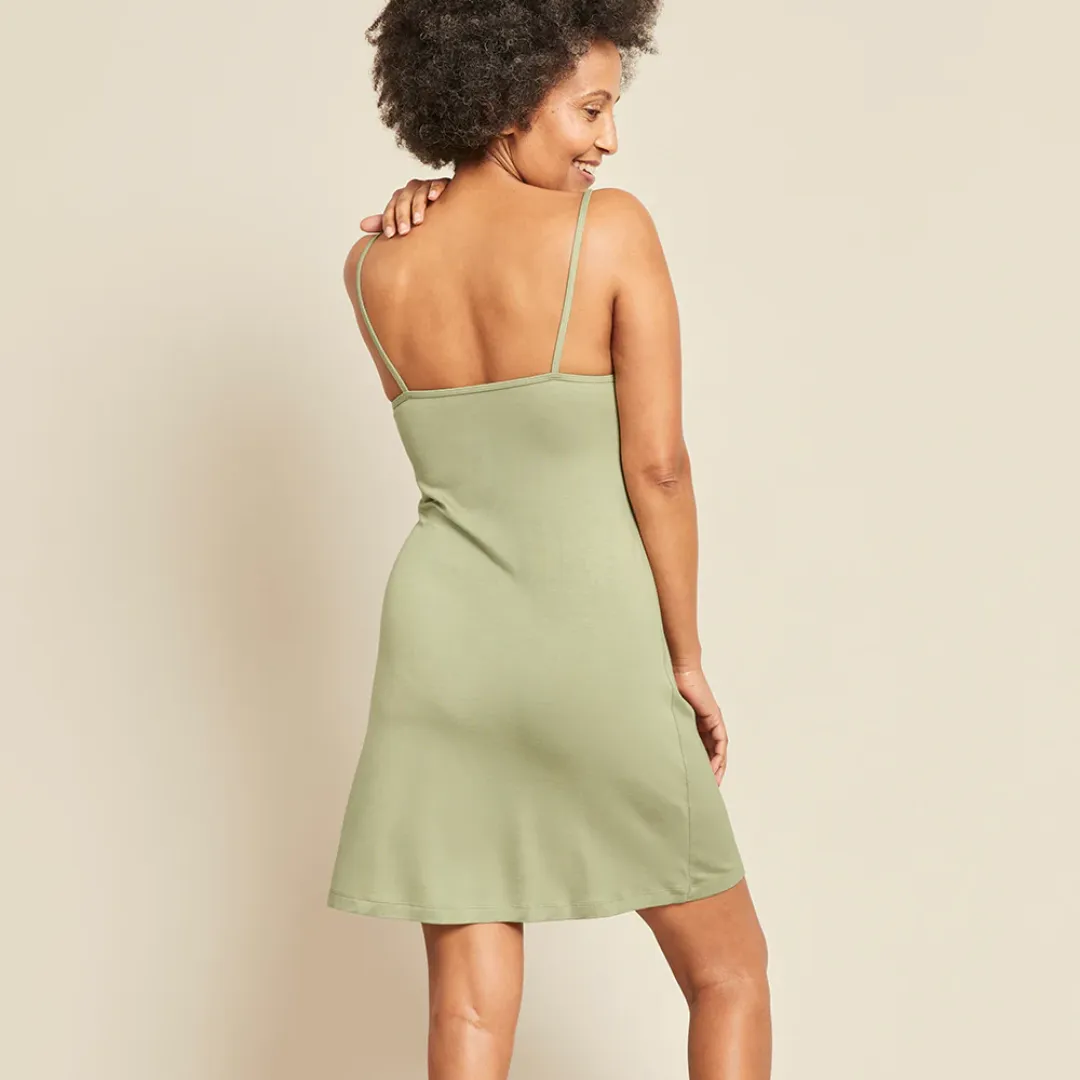 Boody Goodnight Slip Dress Sage Medium