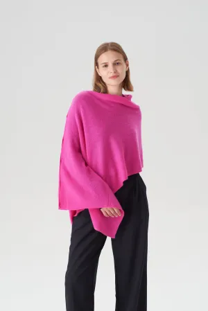 Cashmere Topper - Glow Pink