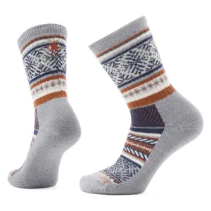 Everyday Fair Isle Sweater Crew Socks - LIGHT GRAY