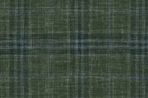 Green Check 55% Wool 45% Silk (Ref-880117)