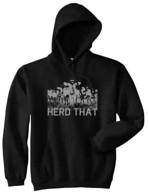 Herd That Cow Mens Pullover Hoodie