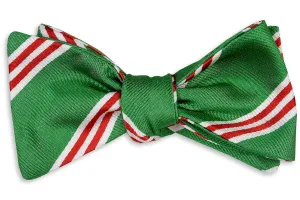 Holly Stripe Bow Tie