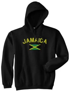 Jamaica With Jamaican Flag Mens Pullover Hoodie