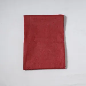 Maroon - Vidarbha Tussar Silk Cotton Handloom Precut Fabric 45