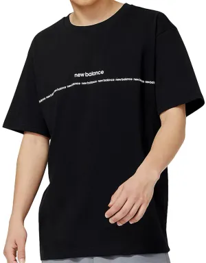 New Balance Mens Essentials Graphic T Shirt Black