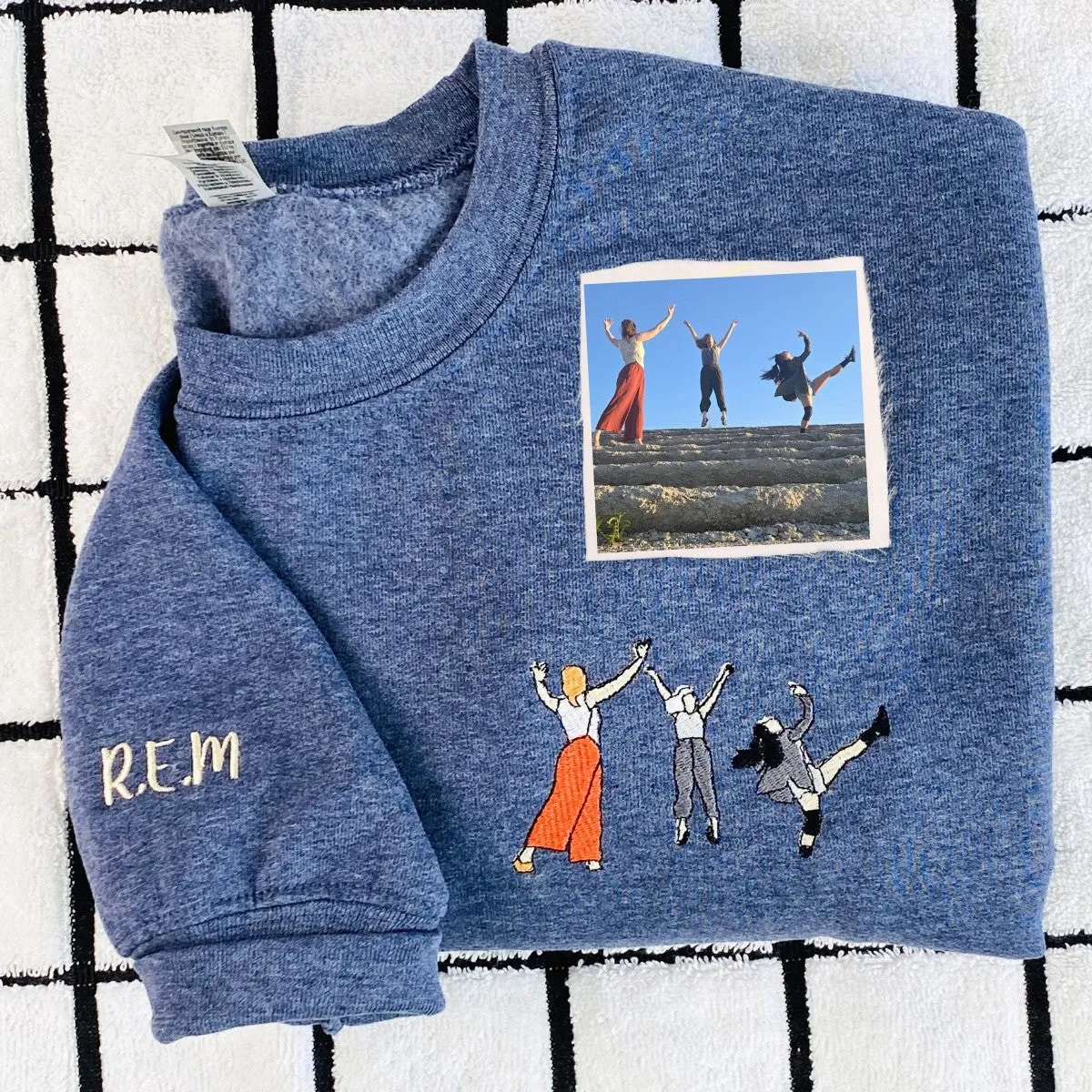 Personalized Best Friend Sweatshirts for 2 Bff with Photo