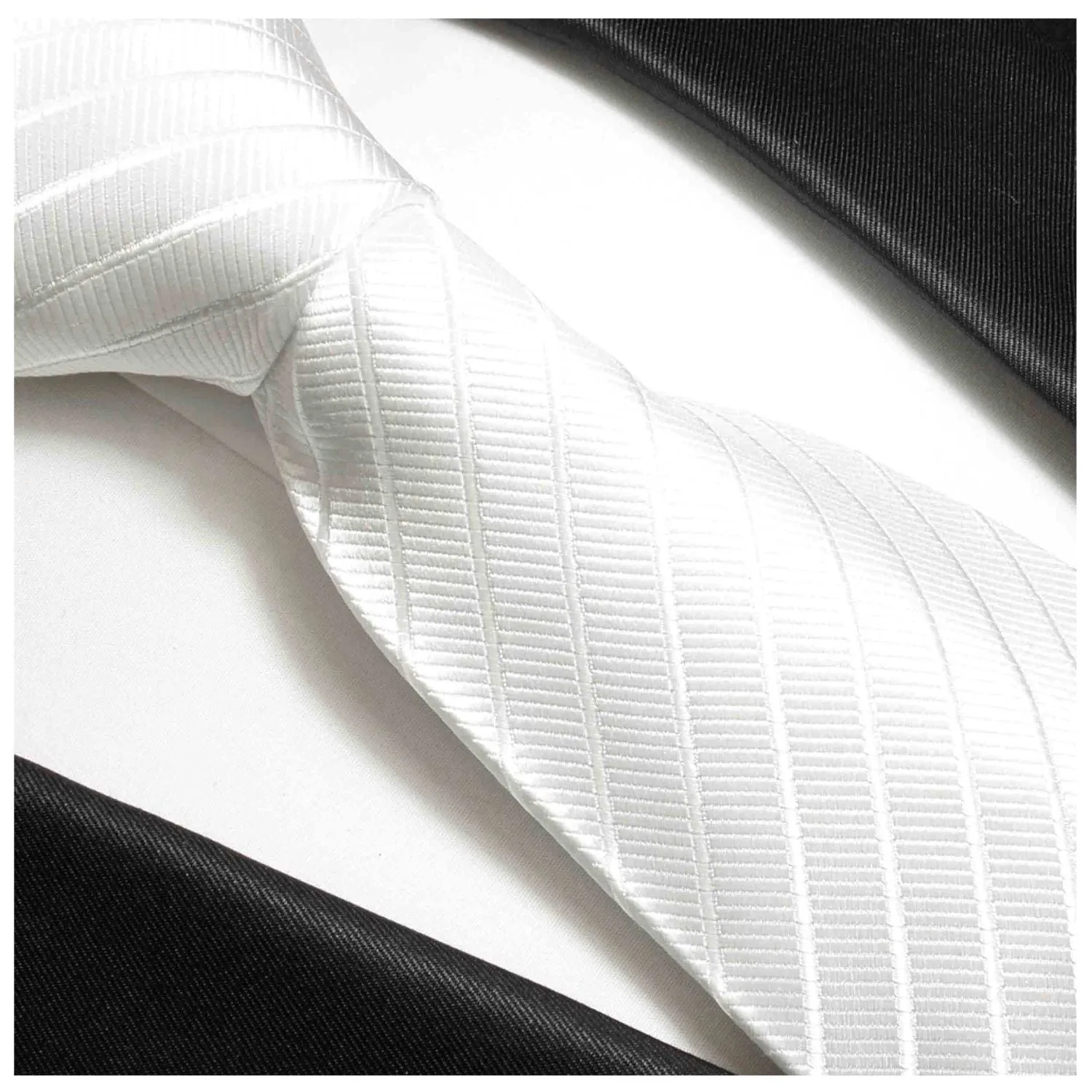 Silk Necktie Set by Paul Malone . White