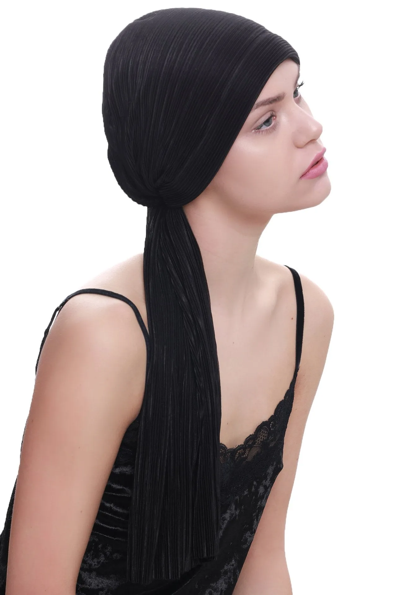 Versatile Headwear with Long Tails