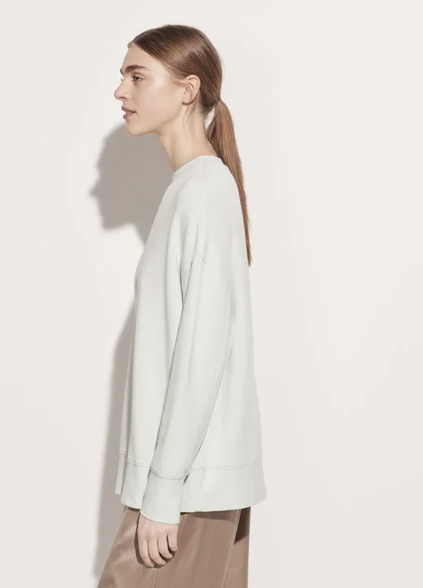 Vince - Drop Shoulder Pullover in Sea Foam